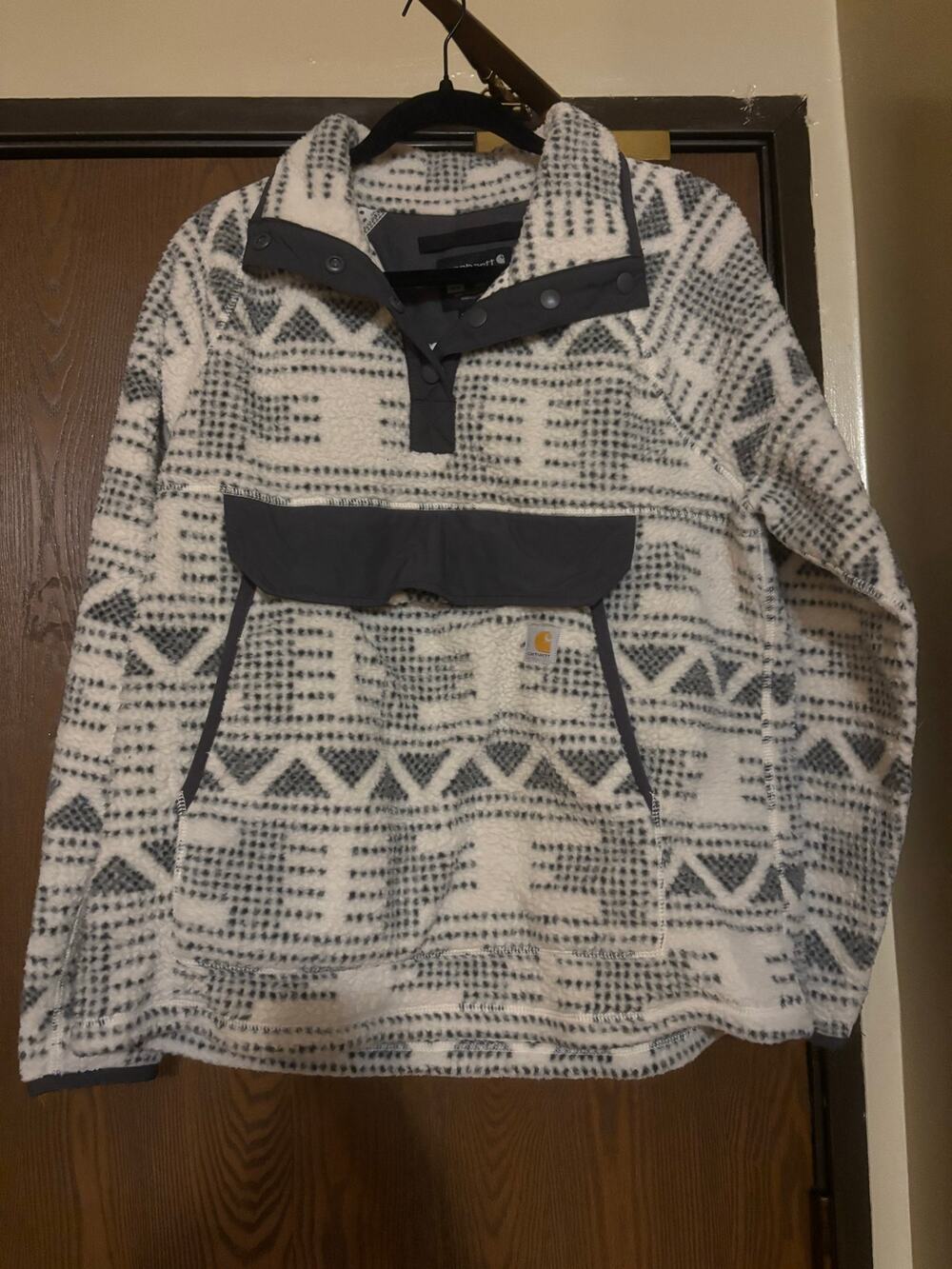 Carhartt Fall Tribal Geometric Shaped Fleece Jacket
